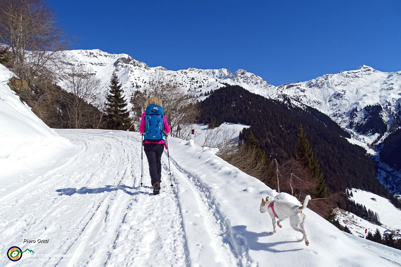 14 Si cammina bene sulla neve battuta.JPG -                                